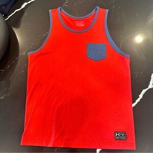 Under Armour Red and Blue Tank Top